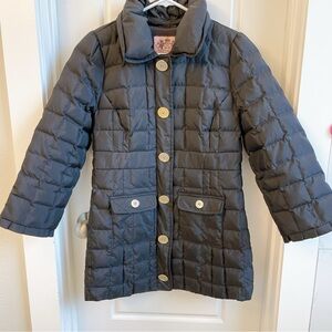 Juicy Couture Black Long Puffer Jacket